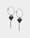 Square Silver/Black