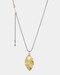 Golden Leaf with White Pearl